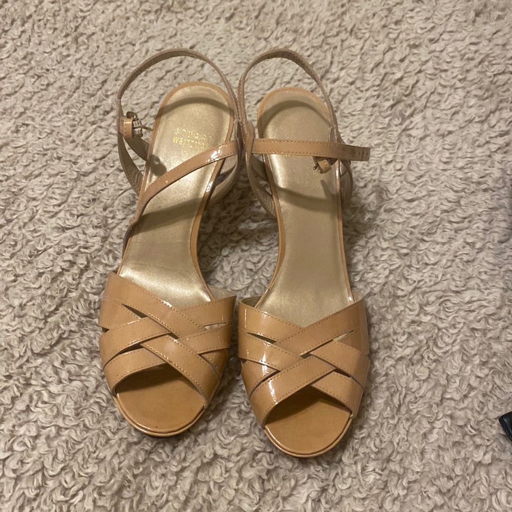 Stuart weitzman nude heels